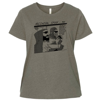 Ladies Curvy Jersey - 8LJ4MA2Q - Bamboo Blackout - 2