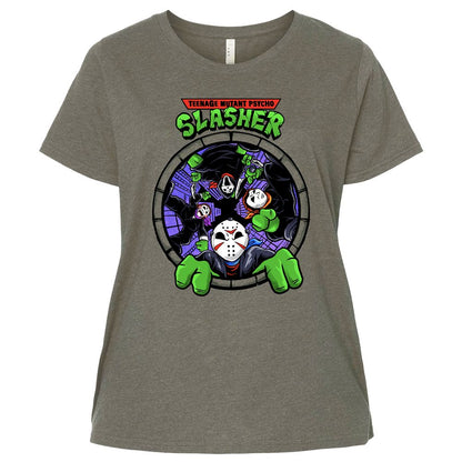 Ladies Curvy Jersey - QU2UHAH7 - Bamboo Blackout - 2