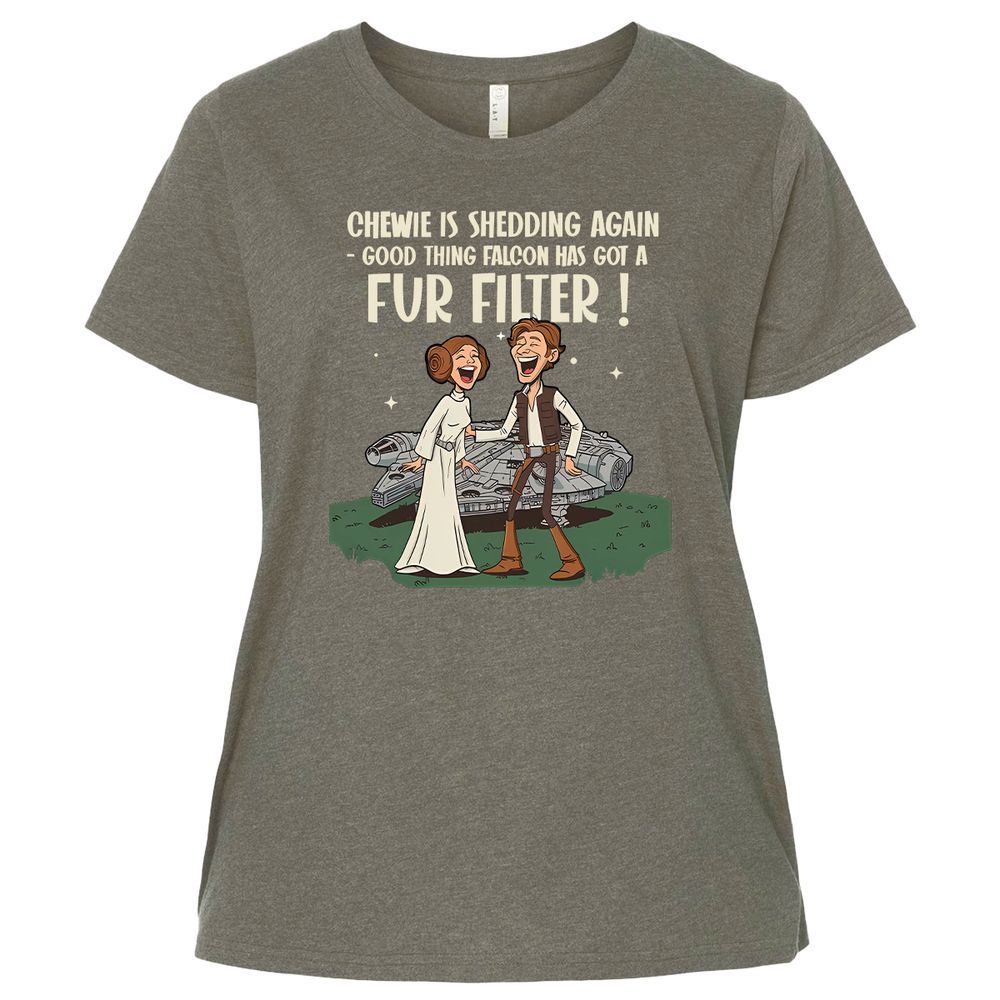 Ladies Curvy Jersey - 1T8WVFUR - Bamboo Blackout - 2