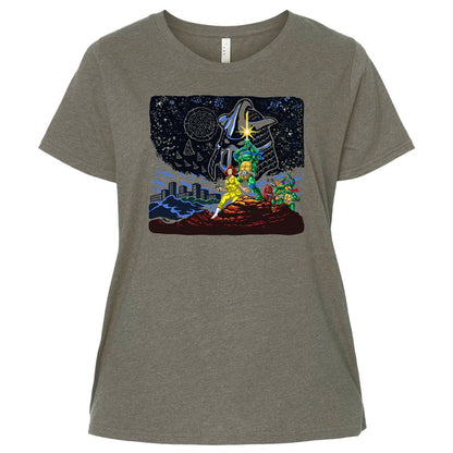 Ladies Curvy Jersey - AREZRQXX - Bamboo Blackout - 2