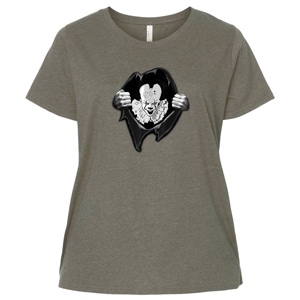 Ladies Curvy Jersey - 6RHW8QUS - Bamboo Blackout - 2