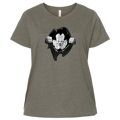 Ladies Curvy Jersey - 6RHW8QUS - Bamboo Blackout - 2