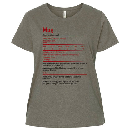 Ladies Curvy Jersey - 5AVKU6TJ - Bamboo Blackout - 2