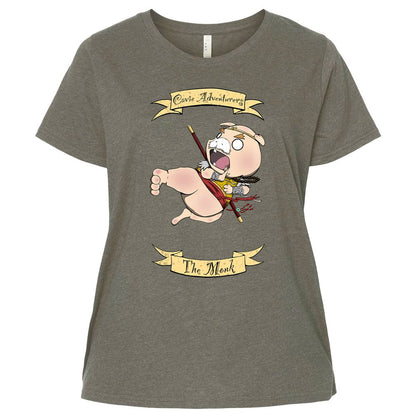 Ladies Curvy Jersey - 4XNEHWG6 - Bamboo Blackout - 2