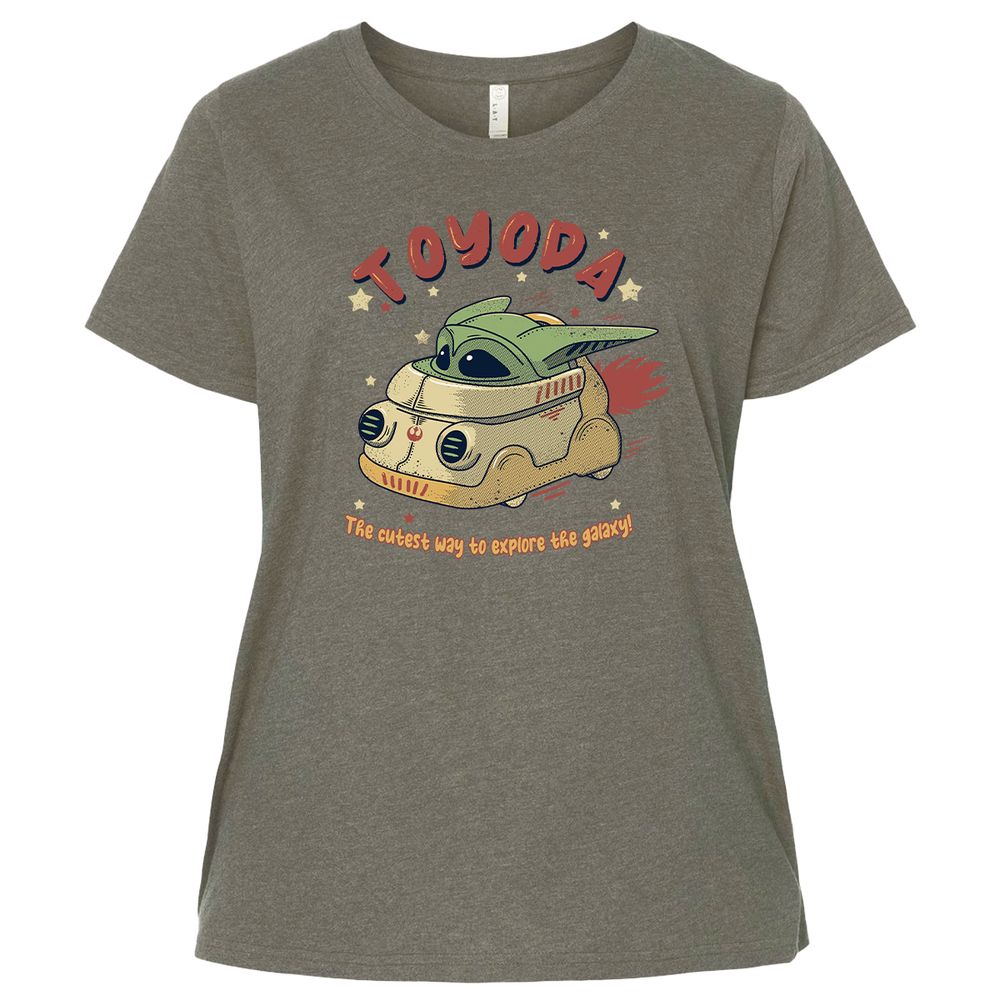 Ladies Curvy Jersey - F32H4Y8R - Bamboo Blackout - 2