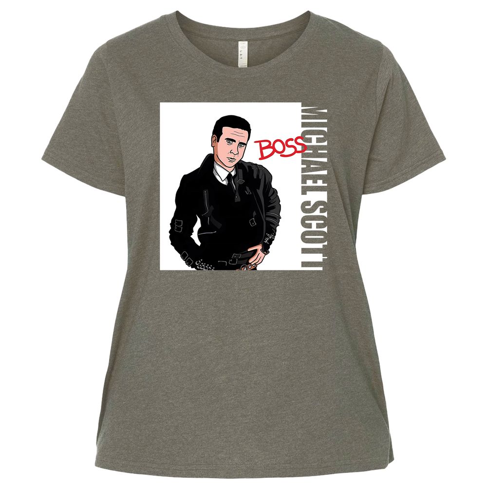 Ladies Curvy Jersey - QMVW9XWW - Bamboo Blackout - 2