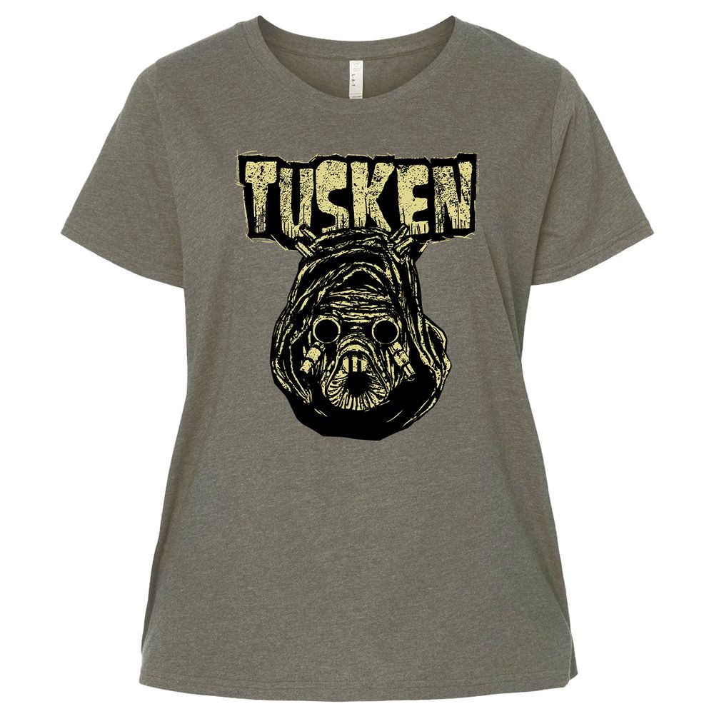 Ladies Curvy Jersey - 5E59LQMF - Bamboo Blackout - 2