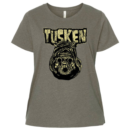 Ladies Curvy Jersey - 5E59LQMF - Bamboo Blackout - 2