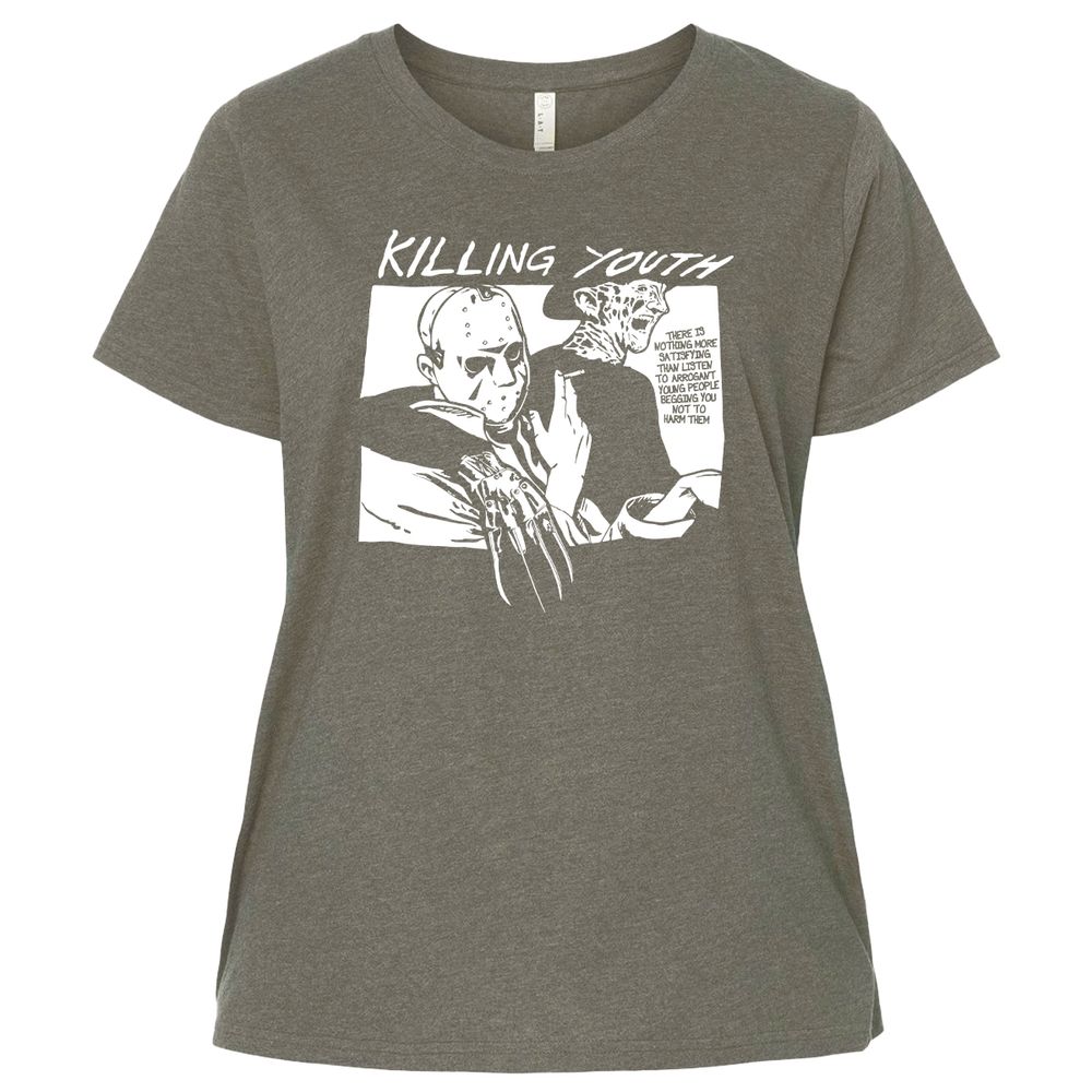 Ladies Curvy Jersey - 2Y2MRG9X - Bamboo Blackout - 2