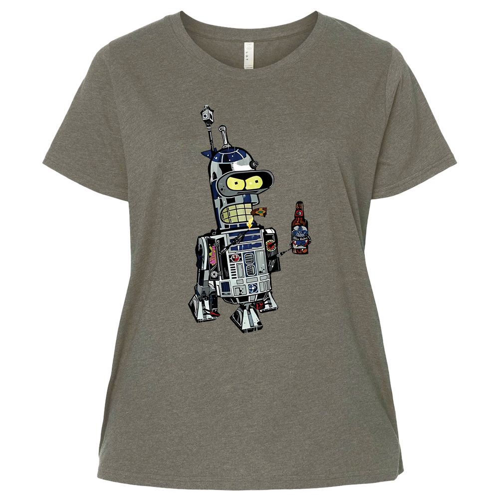 Ladies Curvy Jersey - 3YCCFUKZ - Bamboo Blackout - 2