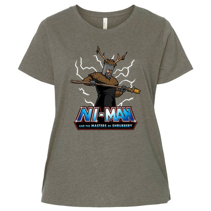 Ladies Curvy Jersey - ER69K3QN - Bamboo Blackout - 2