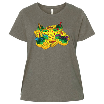 Ladies Curvy Jersey - QN6P7WK3 - Bamboo Blackout - 2