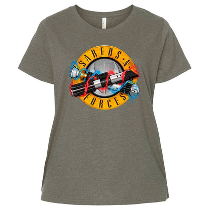 Ladies Curvy Jersey - DFFRPM5Z - Bamboo Blackout - 2