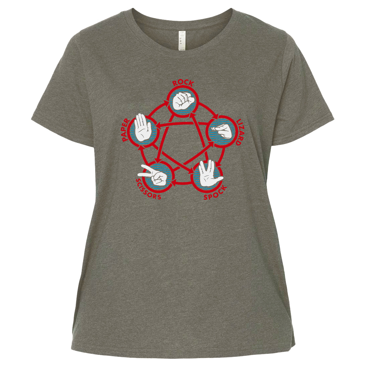 Ladies Curvy Jersey - QEQLLYTF - Bamboo Blackout - 2