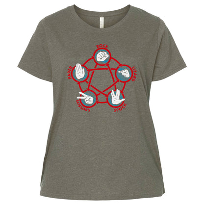 Ladies Curvy Jersey - QEQLLYTF - Bamboo Blackout - 2