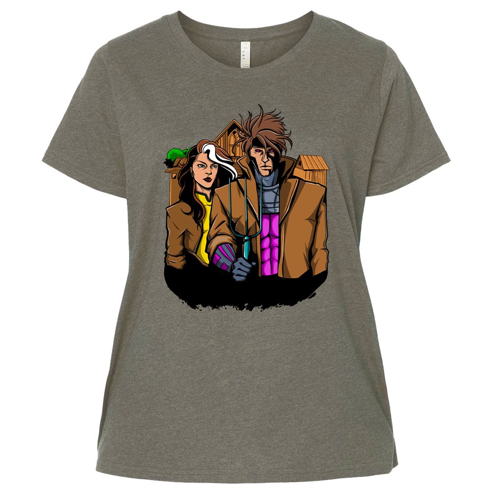 Ladies Curvy Jersey - 8GMZQDUJ - Bamboo Blackout - 2