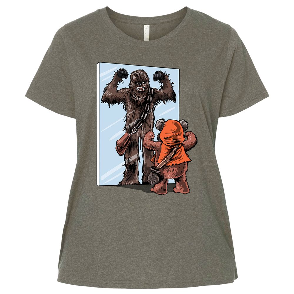 Ladies Curvy Jersey - A1SSYFNF - Bamboo Blackout - 2