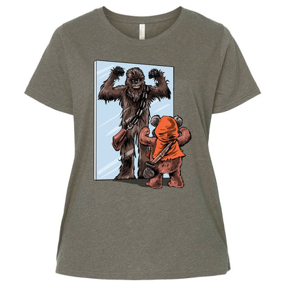 Ladies Curvy Jersey - A1SSYFNF - Bamboo Blackout - 2