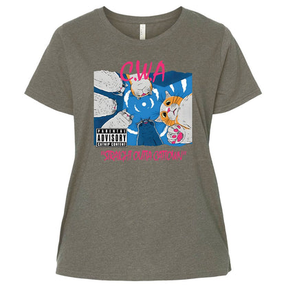 Ladies Curvy Jersey - H91JUU7X - Bamboo Blackout - 2