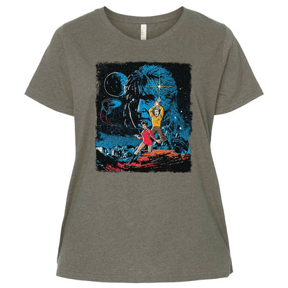 Ladies Curvy Jersey - LSJ7Q4L5 - Bamboo Blackout - 2