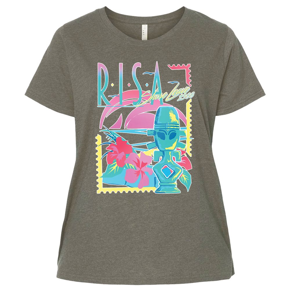 Ladies Curvy Jersey - VJLEKU3H - Bamboo Blackout - 2