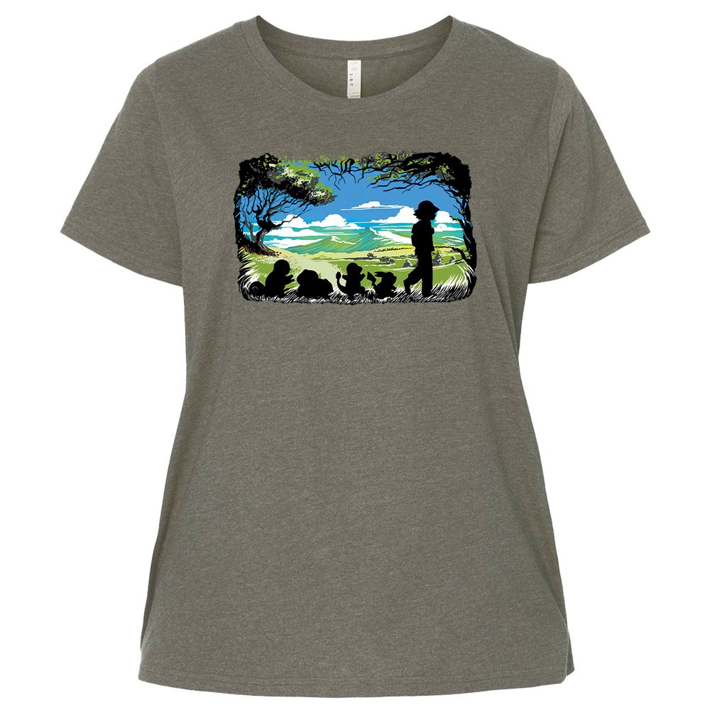 Ladies Curvy Jersey - 1A14S8LB - Bamboo Blackout - 2