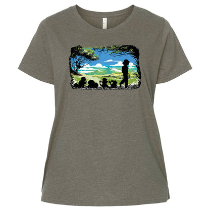 Ladies Curvy Jersey - 1A14S8LB - Bamboo Blackout - 2