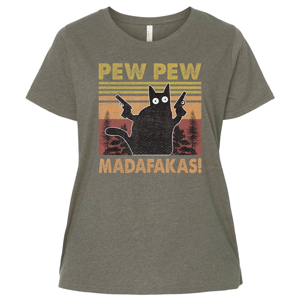 Ladies Curvy Jersey - B1Q1VEAU - Bamboo Blackout - 2