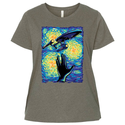 Ladies Curvy Jersey - E9J15BFC - Bamboo Blackout - 2