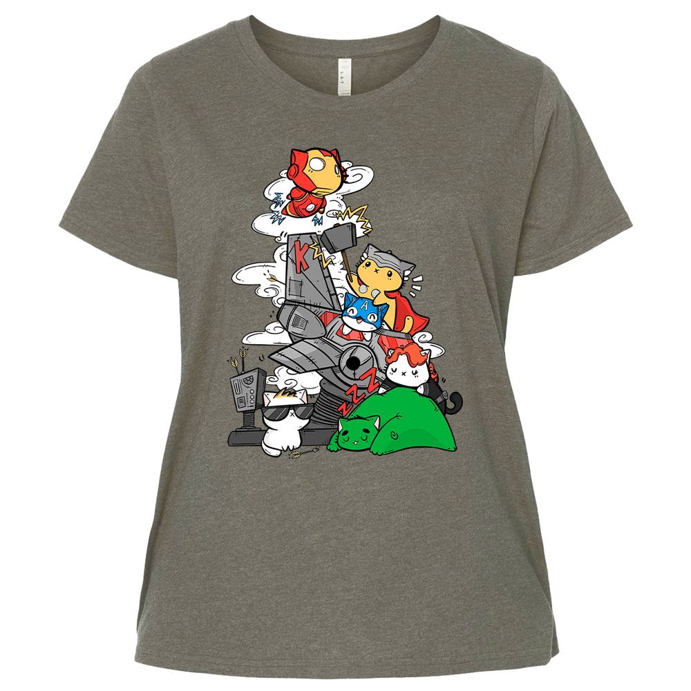 Ladies Curvy Jersey - PY578XQG - Bamboo Blackout - 2