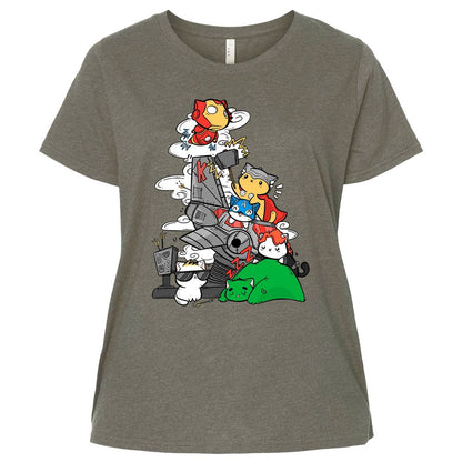 Ladies Curvy Jersey - PY578XQG - Bamboo Blackout - 2