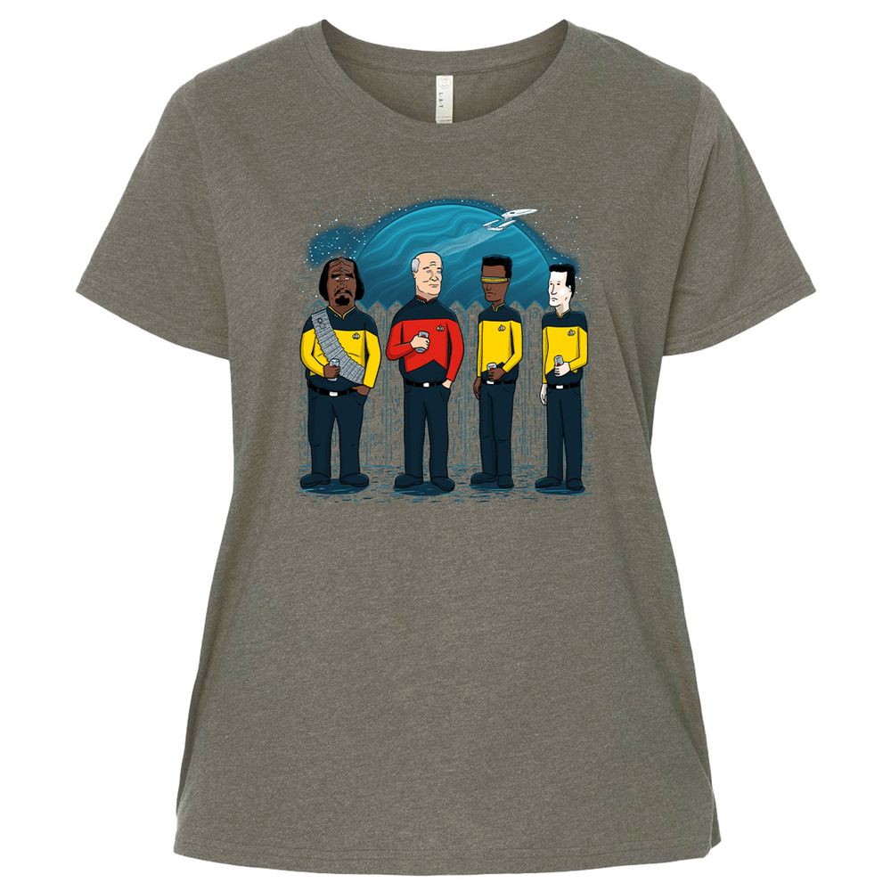 Ladies Curvy Jersey - E4N81BXW - Bamboo Blackout - 2