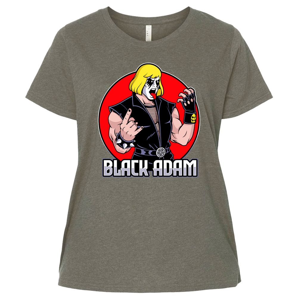 Ladies Curvy Jersey - NE2VP6NH - Bamboo Blackout - 2