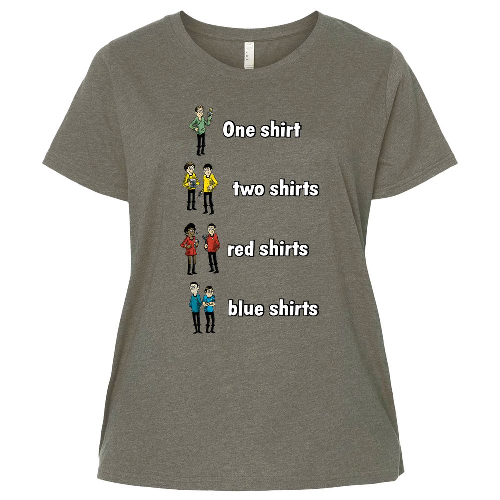 Ladies Curvy Jersey - VAUFHQ7T - Bamboo Blackout - 2