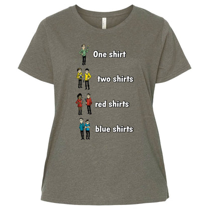 Ladies Curvy Jersey - VAUFHQ7T - Bamboo Blackout - 2