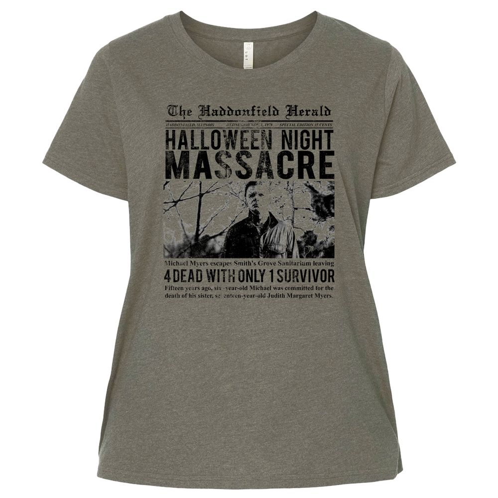 Ladies Curvy Jersey - 3WWWQW9Q - Bamboo Blackout - 2