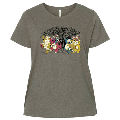 Ladies Curvy Jersey - 2GG3CN73 - Bamboo Blackout - 2