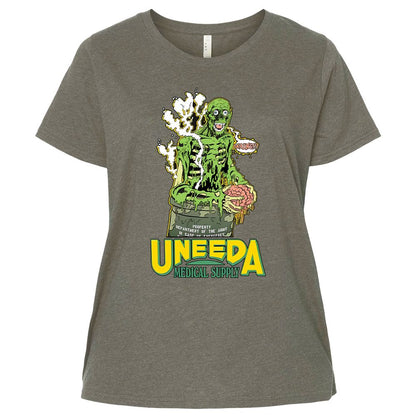 Ladies Curvy Jersey - QUF2J16R - Bamboo Blackout - 2