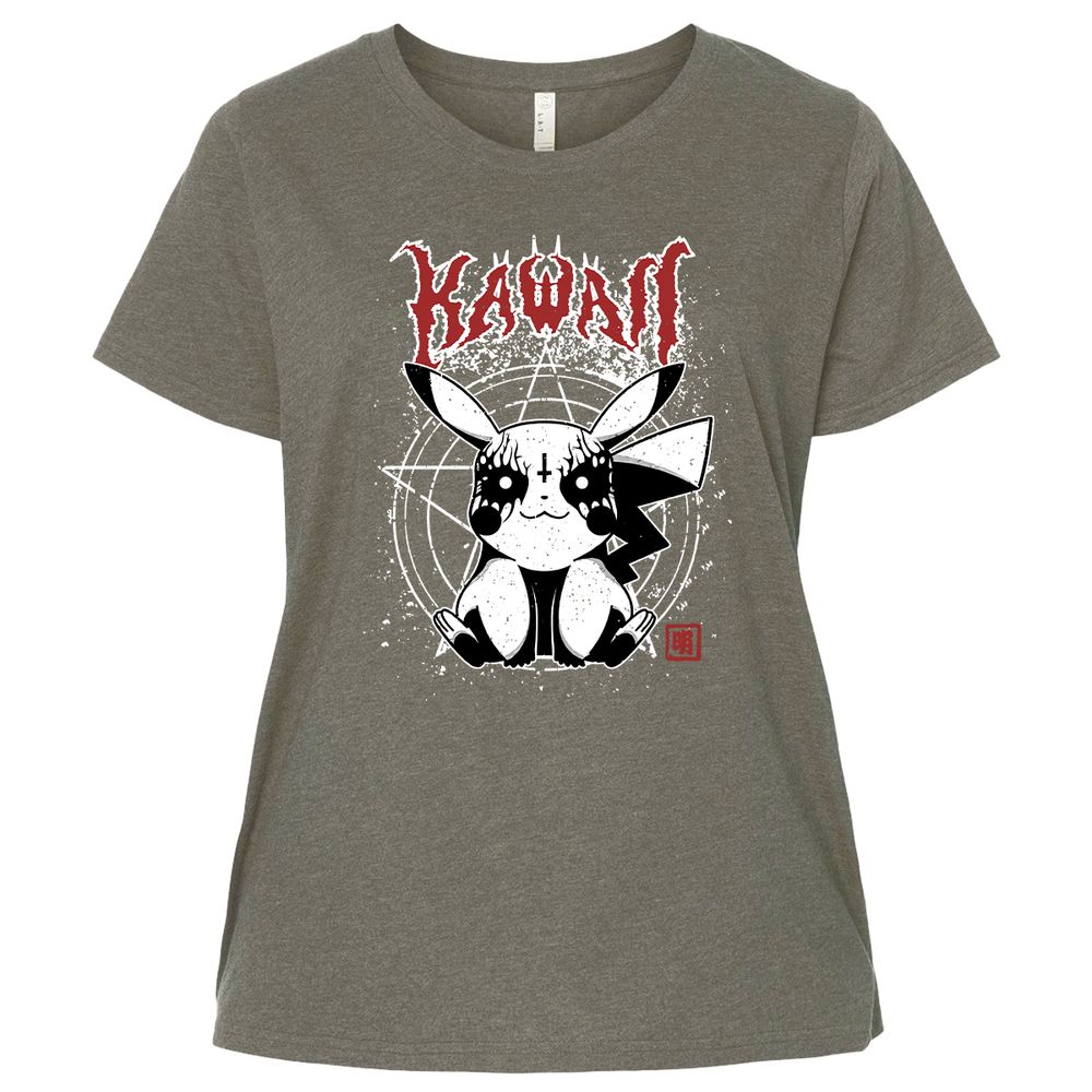 Ladies Curvy Jersey - S6VLXH4D - Bamboo Blackout - 2