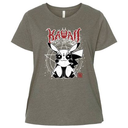 Ladies Curvy Jersey - S6VLXH4D - Bamboo Blackout - 2