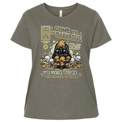 Ladies Curvy Jersey - DGL6QJTY - Bamboo Blackout - 2