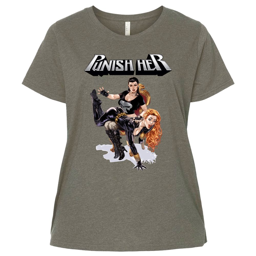 Ladies Curvy Jersey - 1K88BXVU - Bamboo Blackout - 2