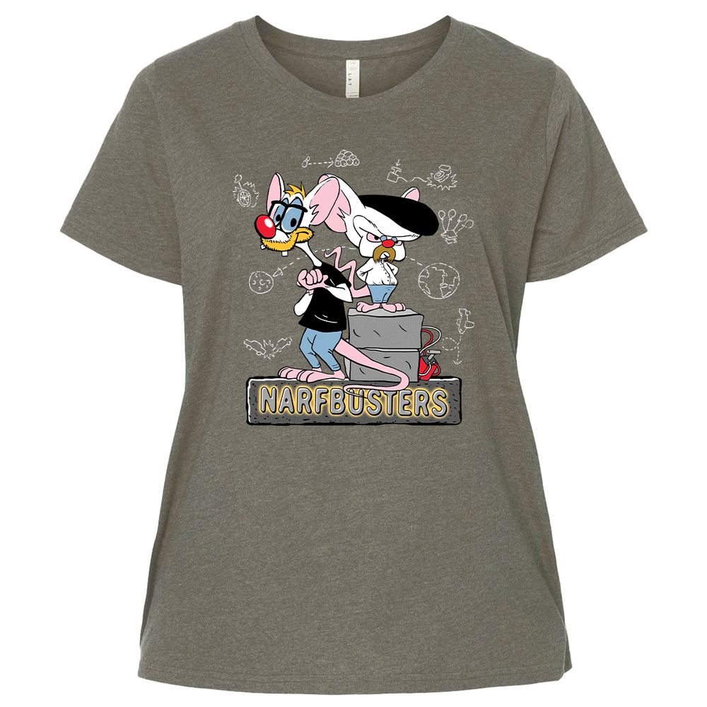 Ladies Curvy Jersey - LNF3H8B4 - Bamboo Blackout - 2