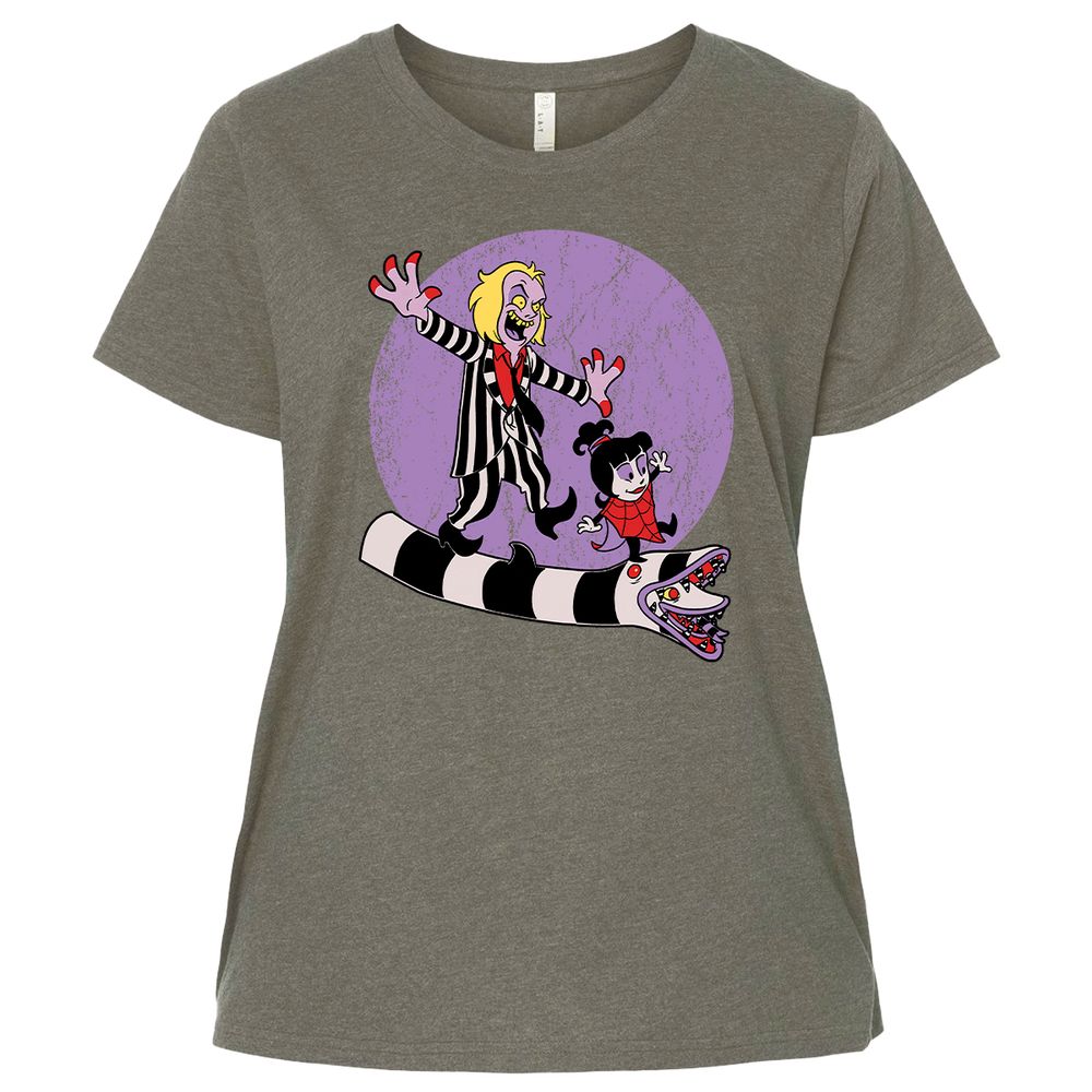 Ladies Curvy Jersey - 4EJG9HPJ - Bamboo Blackout - 2