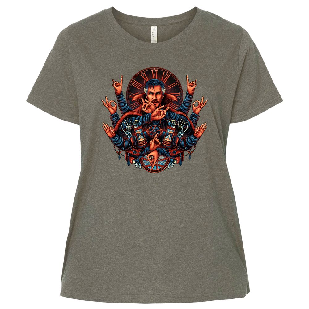 Ladies Curvy Jersey - ABQJ4VFD - Bamboo Blackout - 2