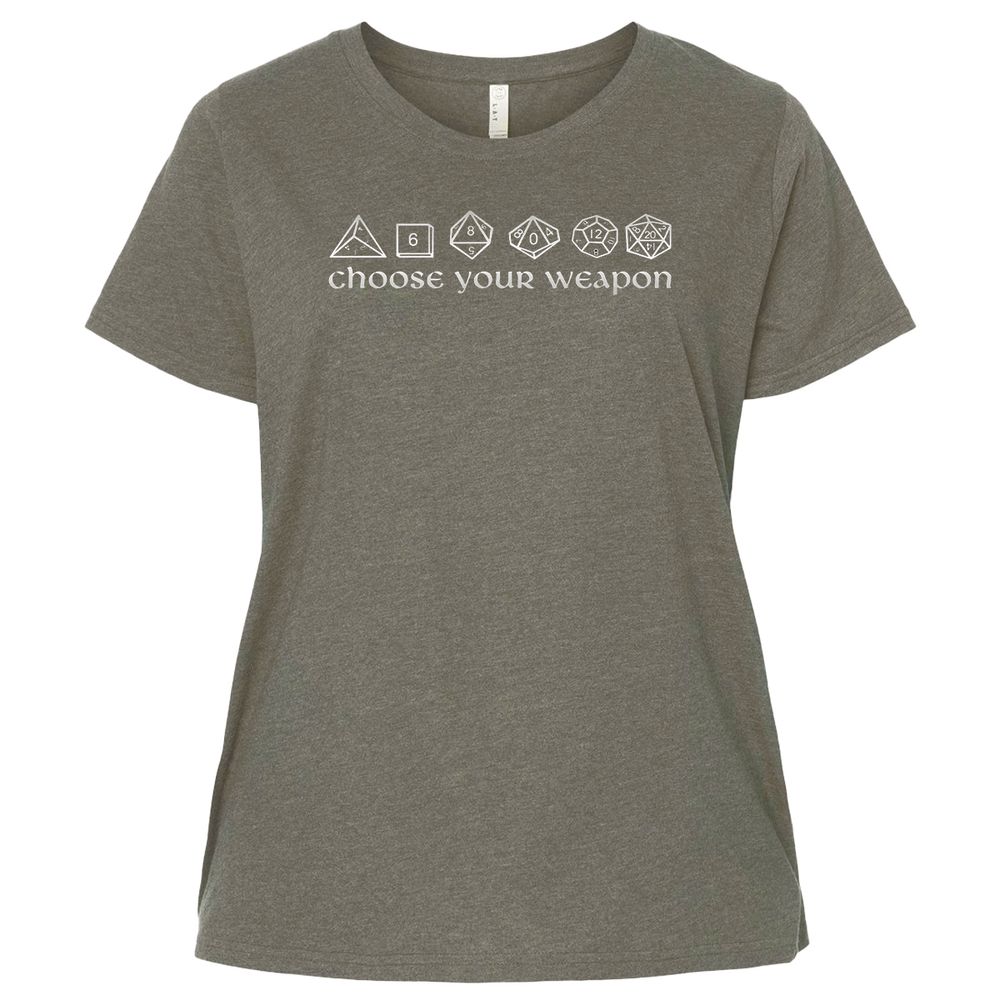 Ladies Curvy Jersey - 8TF5LHQU - Bamboo Blackout - 2