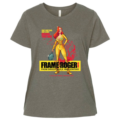 Ladies Curvy Jersey - LZDP9KMJ - Bamboo Blackout - 2