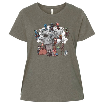 Ladies Curvy Jersey - 3QYN2XB5 - Bamboo Blackout - 2