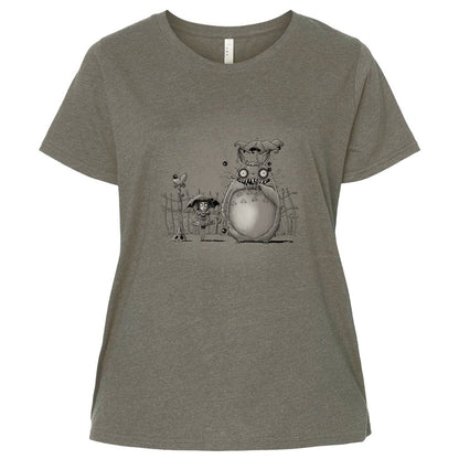 Ladies Curvy Jersey - 782T538M - Bamboo Blackout - 2