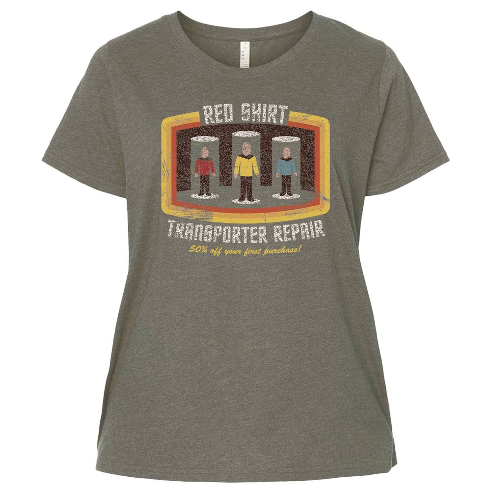 Ladies Curvy Jersey - 896AQPTF - Bamboo Blackout - 2